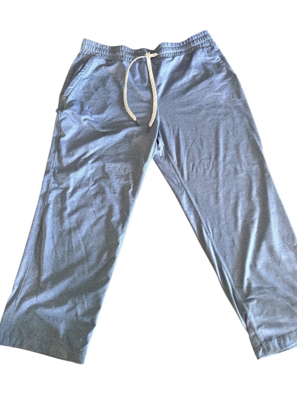 Kirkland Signature Womens Powder Blue Soft Lounge Pants With Drawstring Waist